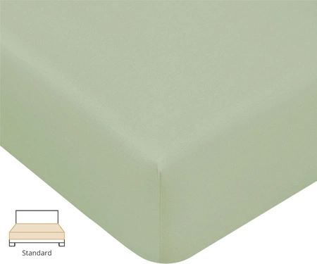 Prześcieradło Formesse Bella Donna Jersey 633 Zielono-Szary