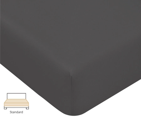 Prześcieradło Formesse Bella Donna Jersey 213 Antracyt