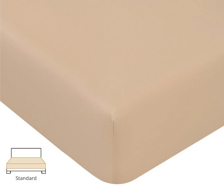 Prześcieradło Formesse Bella Donna Jersey 115 Pieczarka