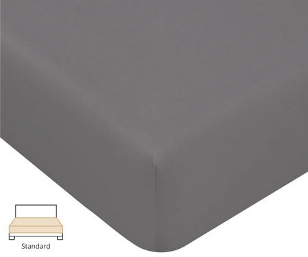 Prześcieradło Formesse Bella Donna Jersey 215 Jasny Antracyt