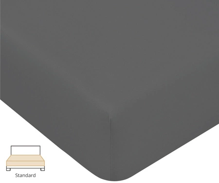Prześcieradło Formesse Bella Donna Jersey 220 Grafit